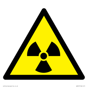 W003 Warning: Radioactive material or ionizing radiation
